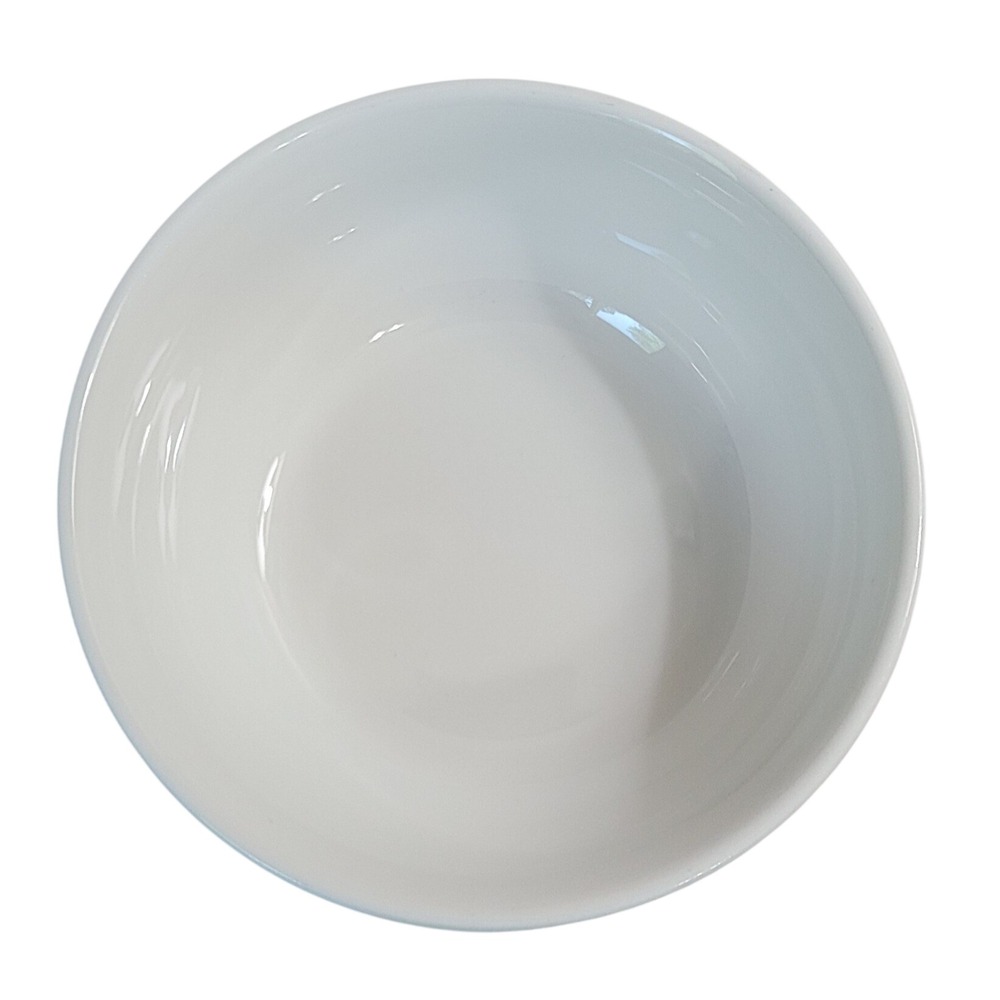 Retired Pampered Chef Simple Additions Small Bowl White China 3.5" Glazed